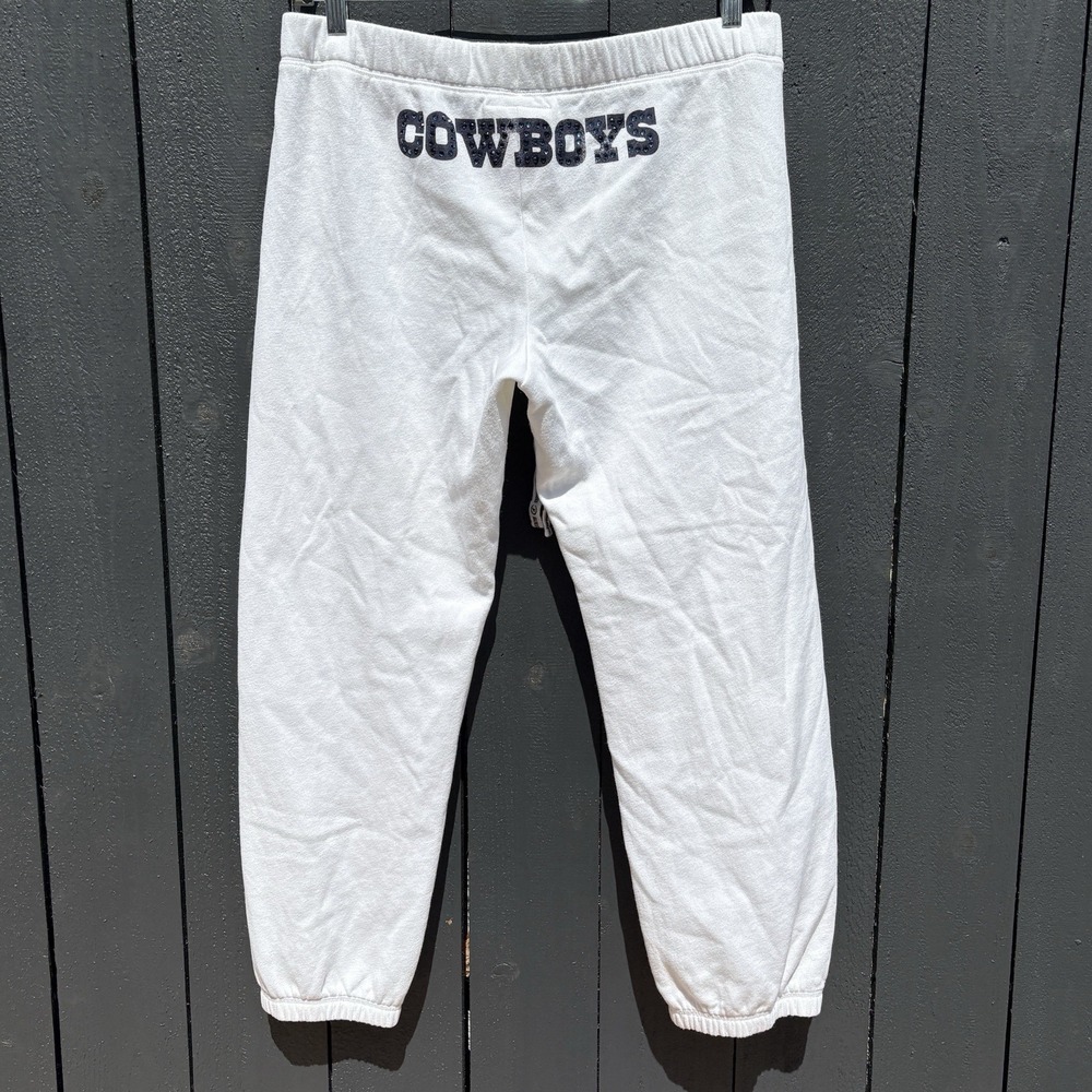 Victorias Secret Pink NFL Y2k Dallas Cowboys Sweatpants L DCC Rhinestone 2009